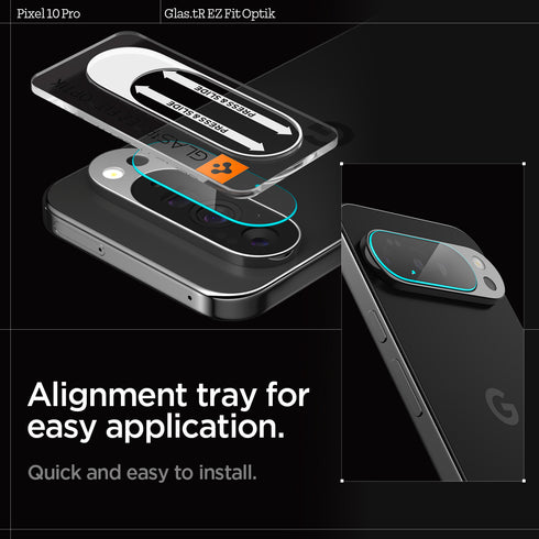 Spigen Pixel 10 Pro Lens Protector – Optik EZ Fit (2 Pack)